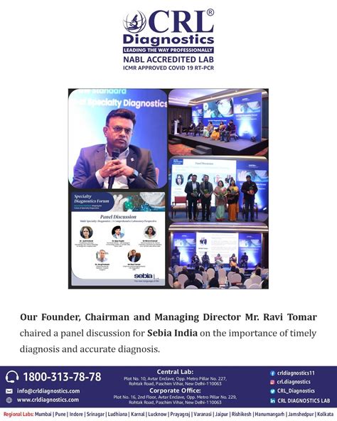 CRL DIAGNOSTICS PVT LTD (@crl.diagnostics) • Instagram .